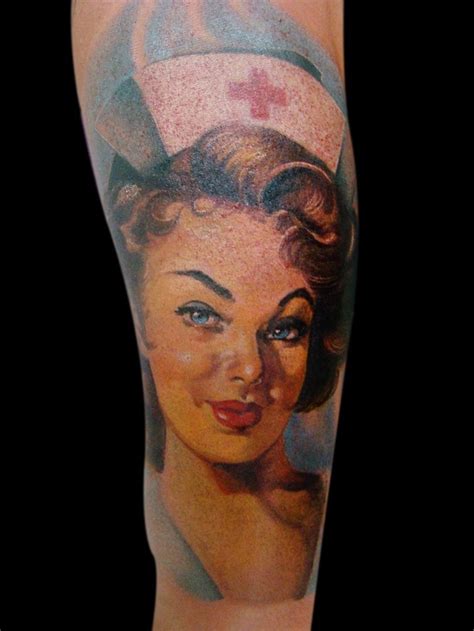 top more than 121 pin up nurse tattoo vn