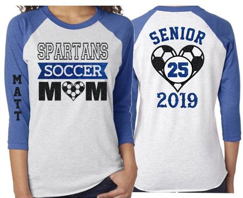 Glitter Soccer Mom Shirt Senior Soccer Mom Shirt Senior Shirt Cu