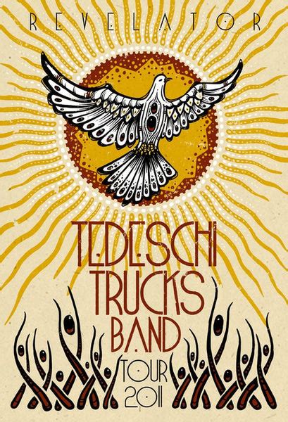 2011 Tedeschi Trucks Band Revelator Tour Poster Zen Dragon Gallery