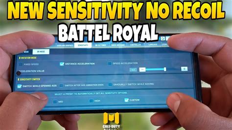 Best Settings For Cod Mobile Pro Sensitivity Cod Mobile Battle