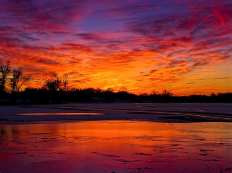 Orange And Purple Sunset Gallery Sunset Landscape