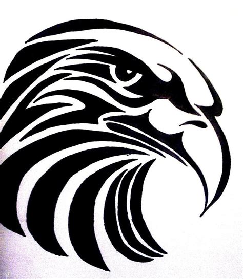 Tribal Eagle Tattoo By Bogi90 On Deviantart Eagle Tattoo Tribal