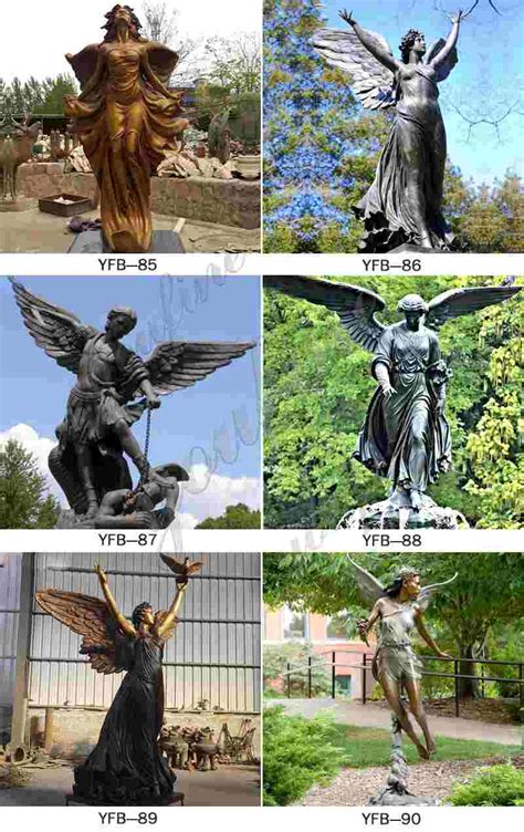 High Quality Outdoor Large Casting Bronze Angel Statue Design For Sale