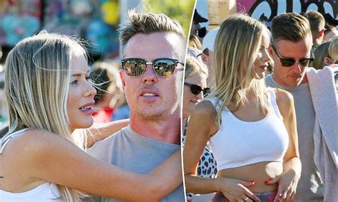 Supercars Driver James Courtney Gets Cosy With Girlfriend Tegan