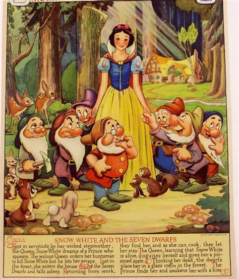 disney snow white and the seven dwarfs fairy tales snow white disney