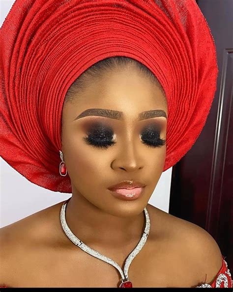 50 Gele And Makeup Styles For A 2021 Nigerian Bride MÉlÒdÝ JacÒb In