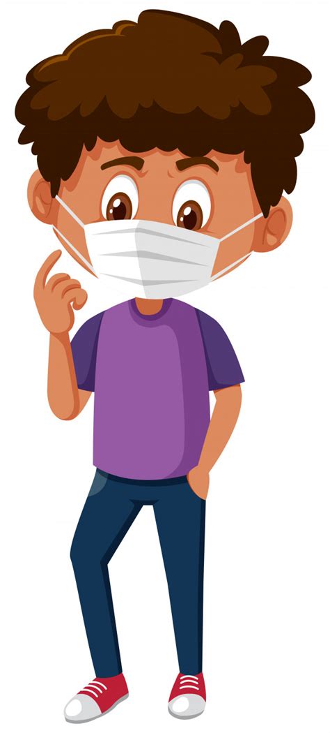 We did not find results for: Sad looking boy wearing mask on white | Premium Vector