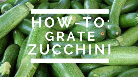 Grilled zucchini is a simple, quick, & easy side dish with the spice of fresh garlic and the oh, to do that again. How-To: Grate Zucchini - YouTube