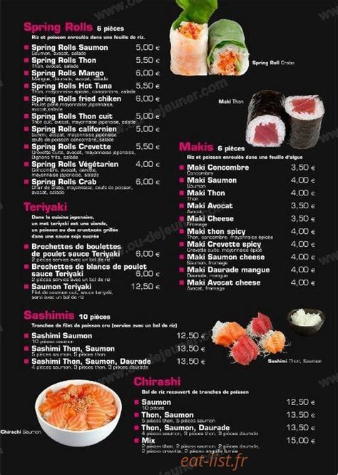 Tokio Sushi à Saint Victoret - menu et photos