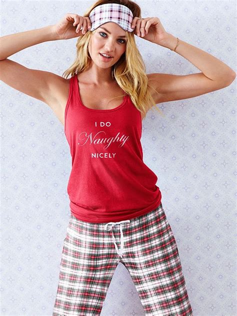 Candice Swanepoel Victorias Secret Photoshoots 2014 Pajamas Women