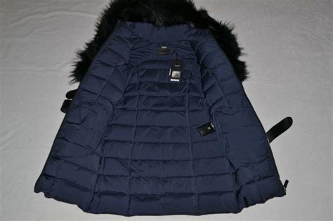 Authentic Rudsak Womens Moda Down Puffer Coat Fur Night Blue All Sizes