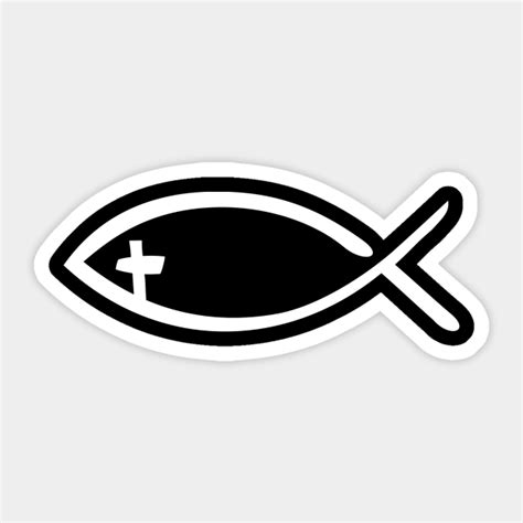 Jesus Fish Jesus Sticker Teepublic