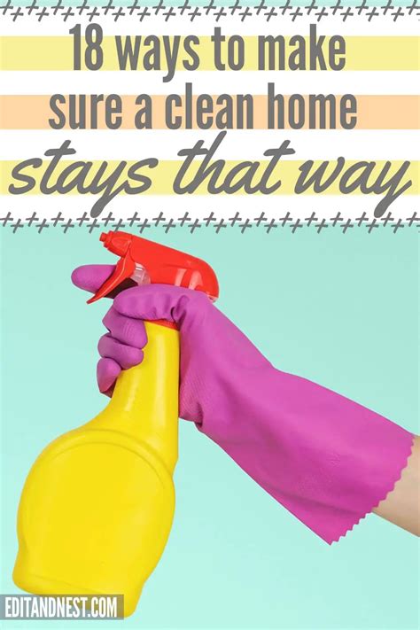How To Keep Your House Clean For Longer 18 Tips That Work Edit Nest