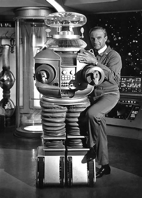 1965 Dr Smith And The Robot Jonathan Harris In Lost In Space