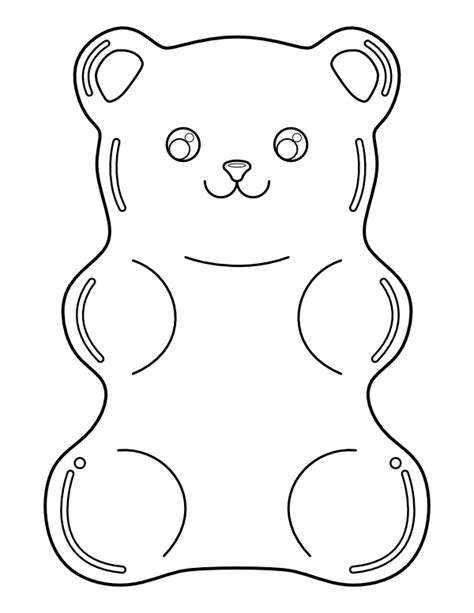 Gummy Bear Coloring Page Ultra Coloring Pages Images And Photos Finder