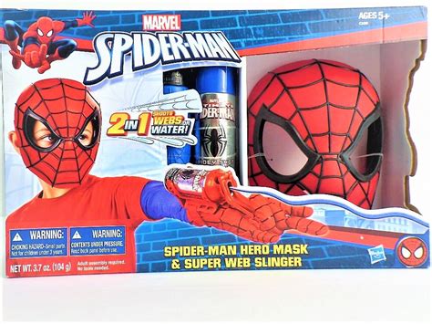 Buy Marvel Spider Man Hero And Super Web Slinger 2 In 1 Shoots Webs Or