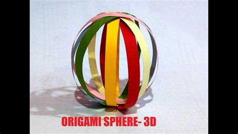 Origami Sphere Easy Origami Sphere 3d Paper Sphere Origami Ball