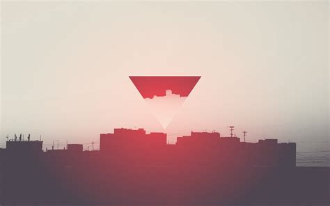Hipster Photography Minimalism Triangle City Wallpapers