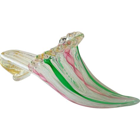Murano Glass Slipper From Collectors Pride On Ruby Lane