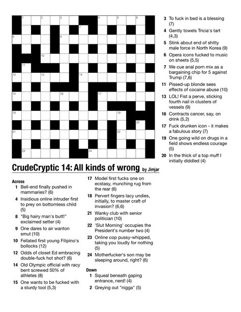 Printable Globe and Mail Cryptic Crossword - Printable JD