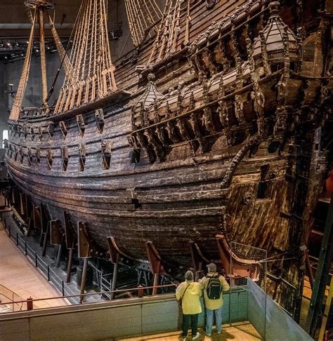 The Swedish Warship Vasa It Sank In 1628 Less Than A Mile Into Its