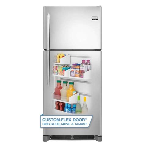 Frigidaire Gallery Cu Ft Top Freezer Refrigerator In Smudge Proof