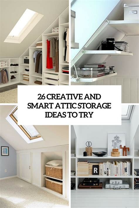 26 Inventive And Sensible Attic Storage Ideas To Try Out Decor10 Blog