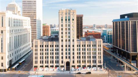 Former Detroit Free Press Building Reopens With Apartments And Rooftop