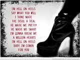 Pictures of I Hell On Heels Lyrics