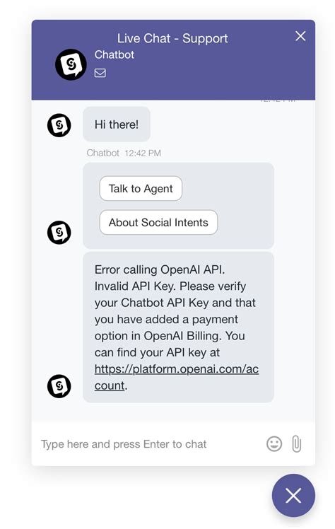 Chatgpt Errors On Chatbot Social Intents Knowledge Base