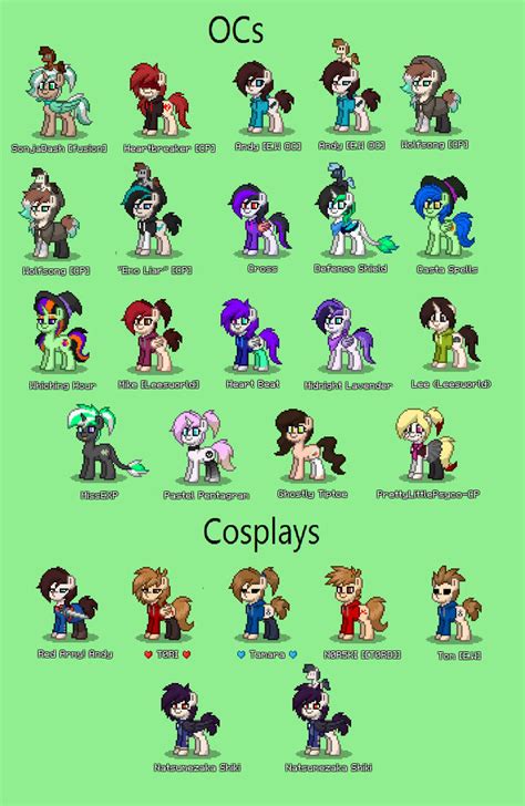 Ponytown Characters Offline By Shadowdash1356 On Deviantart