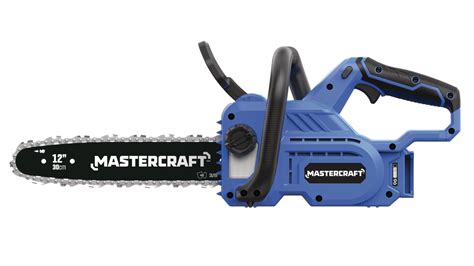 Mastercraft 20v Cordless Chainsaw 12 In W Pwr Pod 40 Ah Battery