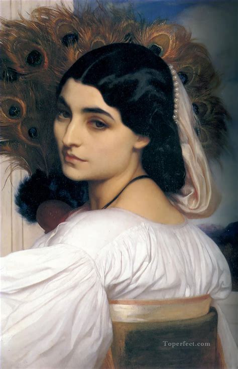 Pavonia Academicism Frederic Leighton Painting In Oil For Sale