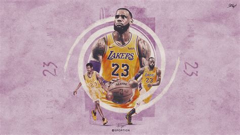 Download Nba Los Angeles Lakers Basketball Lebron James Sports Hd Wallpaper