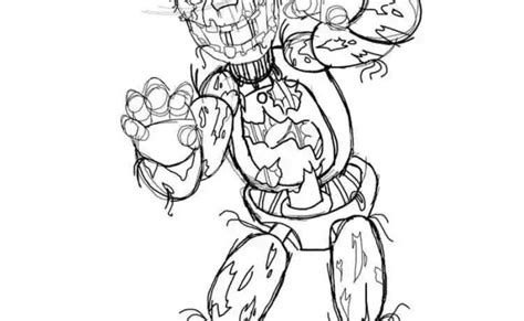 Springtrap Fnaf 6 Coloring Pages Fnaf Coloring Pages Cute Coloring