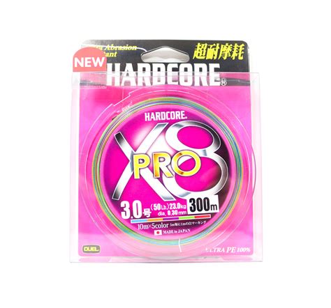 Yo Zuri Duel P E Line Hardcore X8 Pro 300m P E 3 23 0kg 0 3mm 5 Color H3900