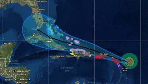 185 Mph Hurricane Irmas Winds Roar As It Nears Caribbean Islands