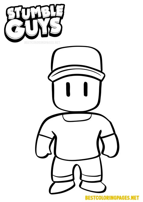 Coloring Page Stumble Guys Free Printable Coloring Pages