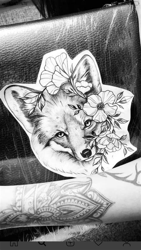 Pin By Courtney Wotherspoon On Ideas For Tattoos Fox Tattoo Fox