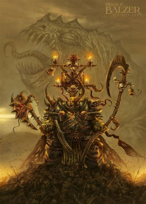 Warhammer Nurgle Champion By Helgecbalzer On Deviantart Warhammer