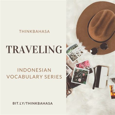 Indonesian Words For Travelers Indonesian Language Vocabulary