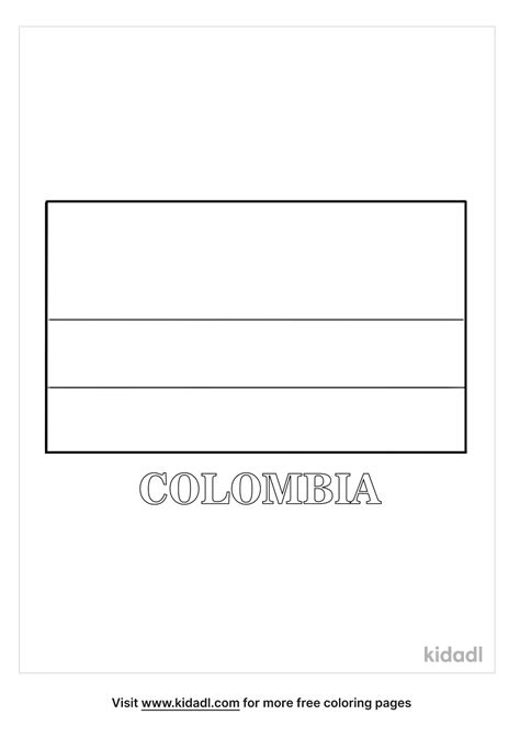 25 Colombia Flag Coloring Page Murdocaitlin