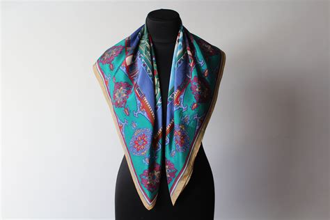 Designer Scarf Codello Vintage Silk Scarf Woman Scarf Etsy