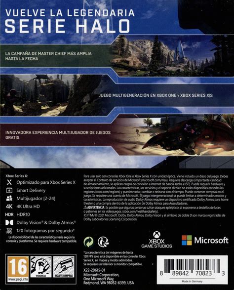 Halo Infinite Campaign 2021 Box Cover Art Mobygames