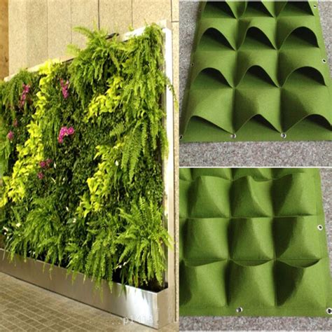 4 49 Pockets Outdoor Indoor Wall Herbs Vertical Garden