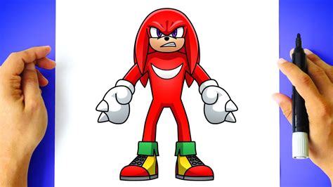 How To Draw Knuckles Sonic 2 Movie Youtube