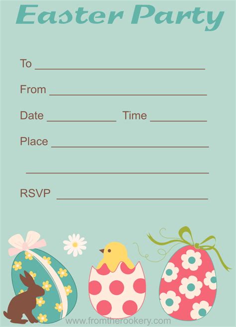 Easter Party Invitations