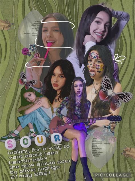 Olivia Rodrigo Sour Inspired Poster Music Poster Magazine Collage