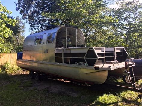 This 1968 Airstream Sovereign Was Restored As A Badass Boaterhome