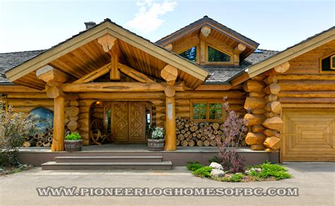 Traditional Style Log Homes Log Homes Custom Canada Cabin Bc Pioneer